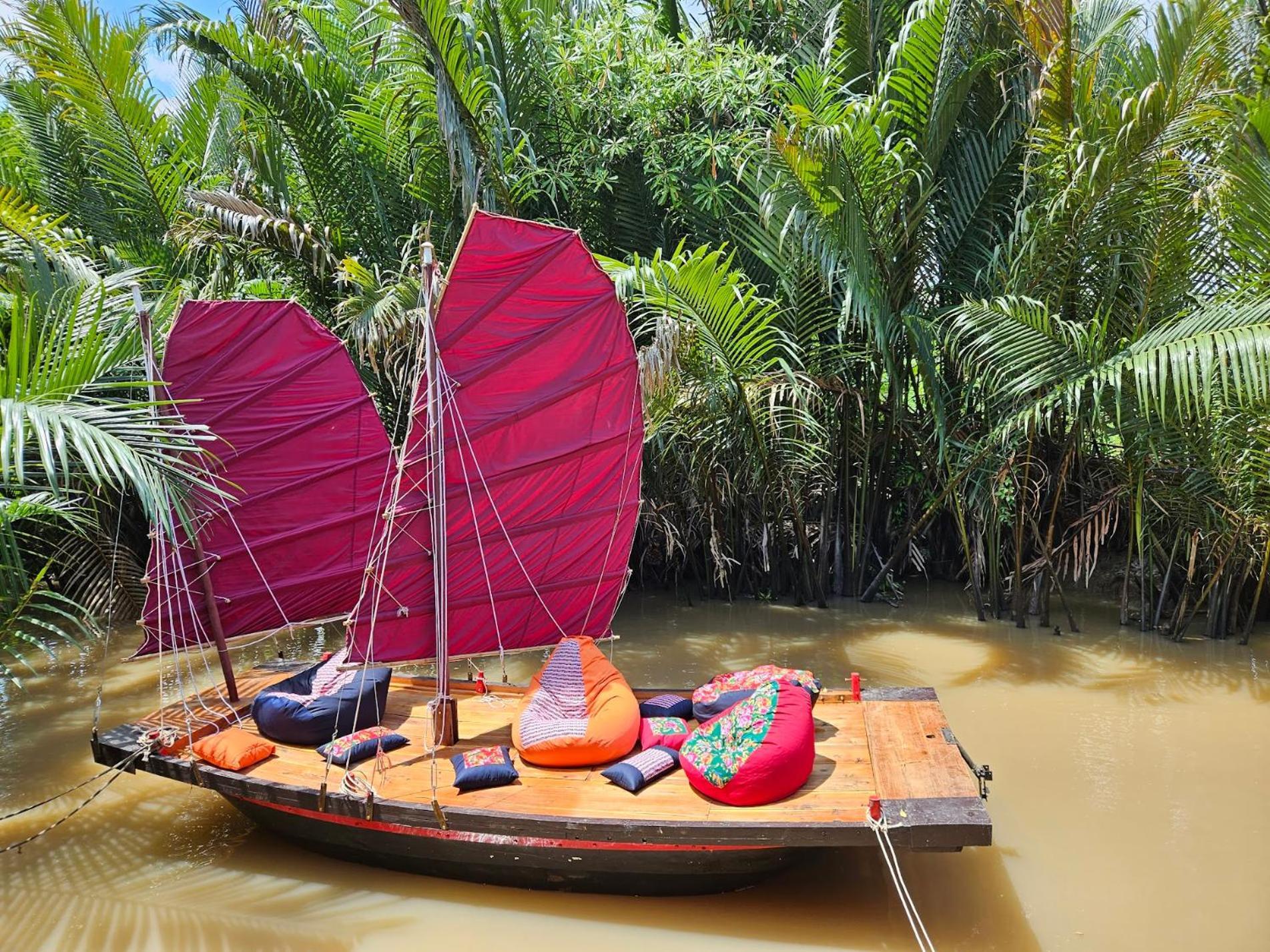 Innerzen Riverside Homestay Ben Tre - Japanese Style Exterior foto